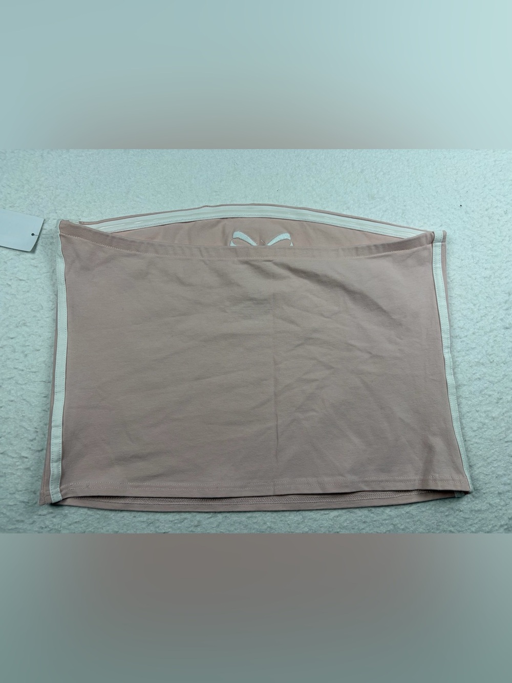 NWT Hi Res Pink Bow Bandeau Tube Top Coquette XL - Picture 5 of 6
